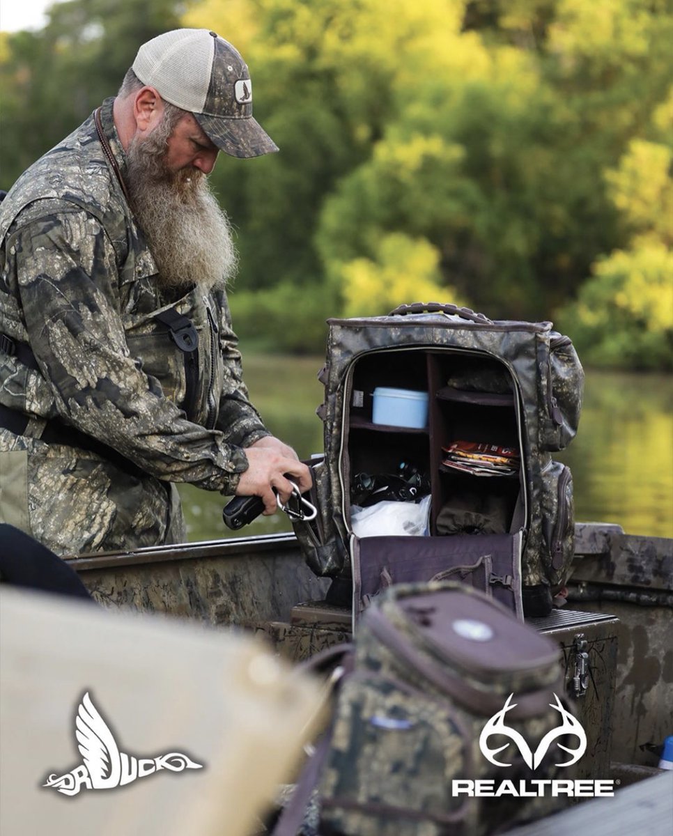 drduckco's tweet photo. REPOST - @realtreeoutdoors 
.
“Gear designed by waterfowl hunters for waterfowl hunters! Focus less on your gear and more on the journey. LINK IN BIO to shop the full line of gear in Realtree Timber and Realtree MAX-5 from @drduckco”
.
#Realtree #realtreetimber #realtreemax5 https://t.co/KCgP7Q8wZS