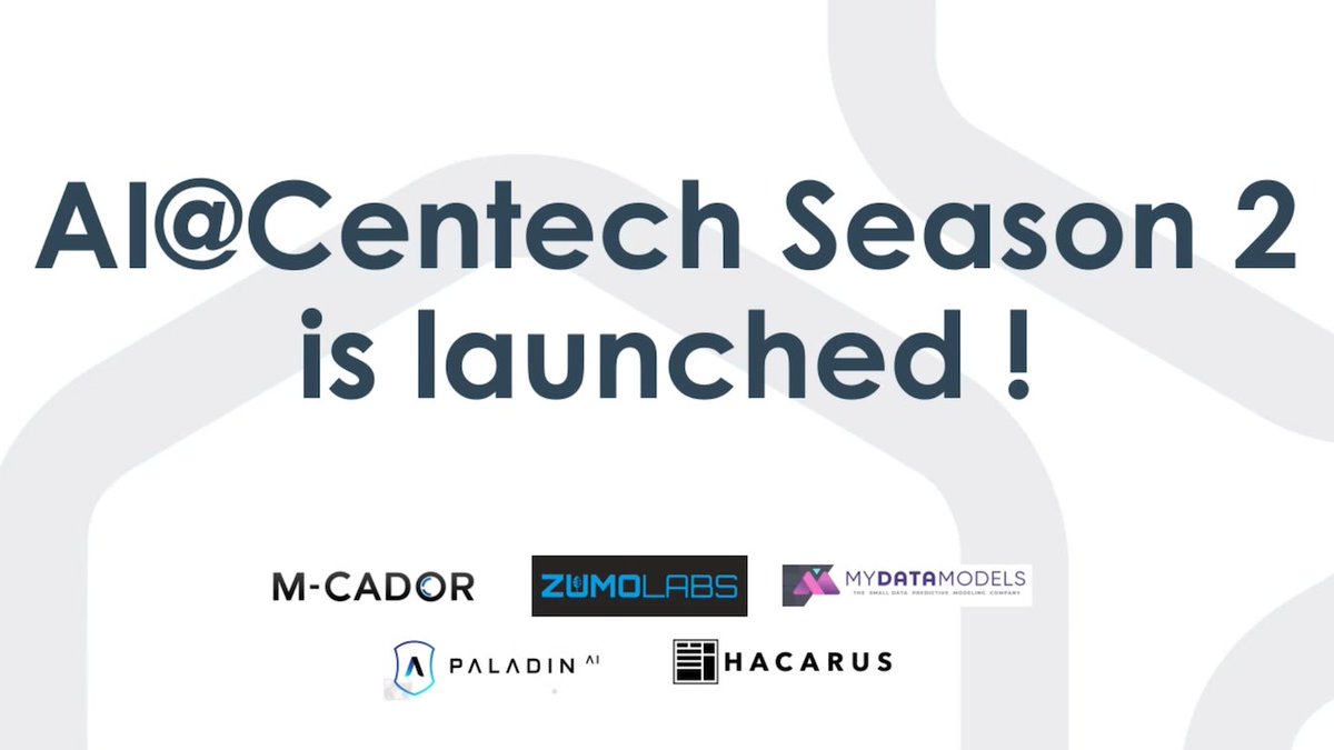 ThalesCanada's tweet photo. [#AIatCentech] Today, the Season 2 entrepreneurs presented the objectives for their participation in the program to @Patrice_Caine, CEO of @Thalesgroup, and to other key stakeholders. 
@MyDataModels @PaladinAi  @HACARUS @ZumoLabs @M_Cador @CentechMTL https://t.co/jybEqN7WAY