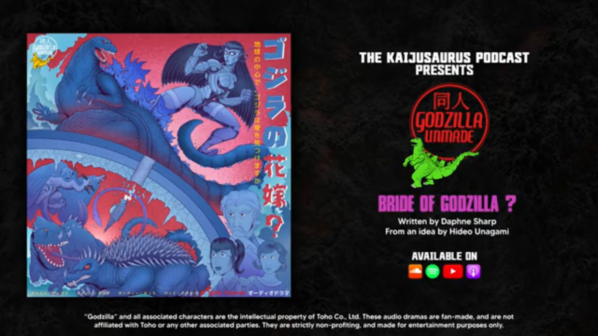 Danzilla93_GNP's tweet photo. The final installment of #GodzillaUnmade has released, and it's AMAZING!!
I had the time of my life hamming it up as Dr. Shida, but the real MVPs are @StevenScrivello, @unhingedfemme, @seaguns_art, and the rest of the talented cast. Send them ALL the love/kudos; they deserve it! https://t.co/kwvc8zdK5I