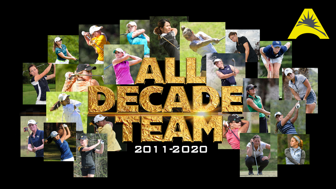 JAX_WGOLF's tweet photo. NEWS | Congrats to Jessica Welch and Amanda Detmer for making the @ASUN_Golf All-Decade Team!

#JUPhinsUp 

Story: https://t.co/BTeTimrsWM https://t.co/wjojxsj0wB