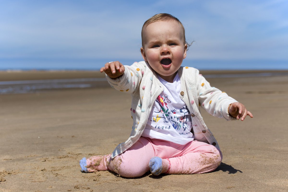 Our Holly was supposed to be getting her first taste of aviation at Altcar. Choppers had left just before we got there. Don’t think she minded too much. Her first trip to the beach was a great success. She liked it that much she brought some home. In her ears, mouth, nose. 🤣