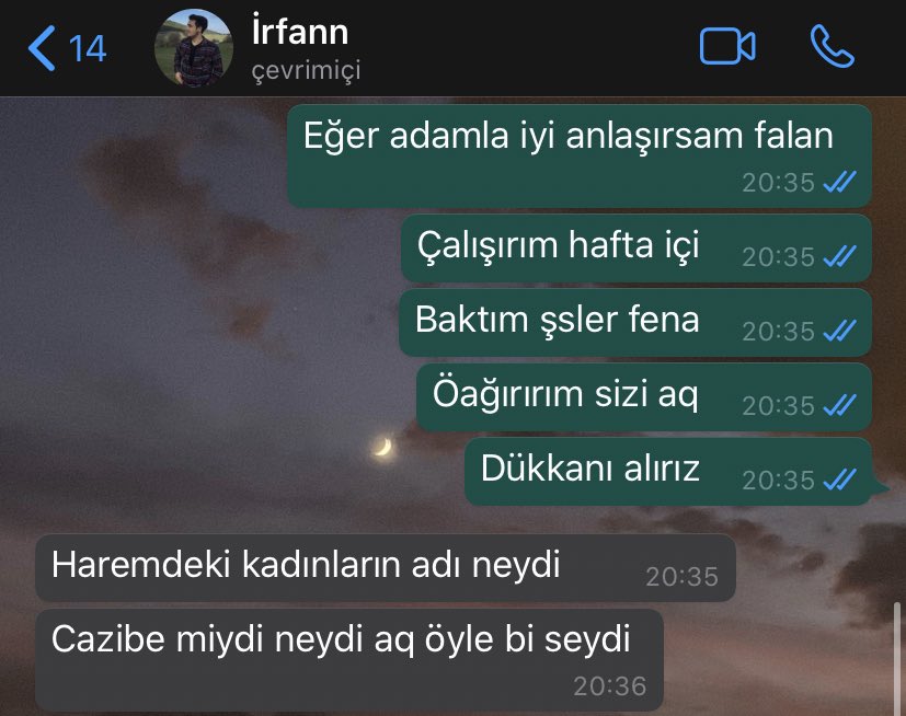 İs hakkında konusalım dedik