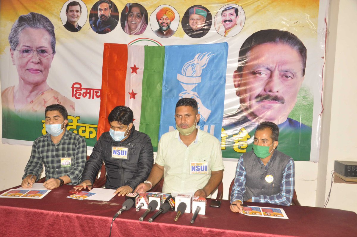 NSUI Himachal Pradesh tweet media
