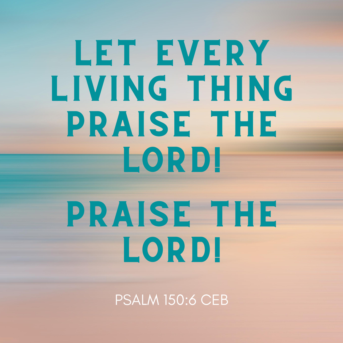 CommonEngBible's tweet image. Let every living thing praise the Lord!

Praise the Lord!

Psalm 150:6 CEB

#VerseOfTheDay #CommonEnglishBible