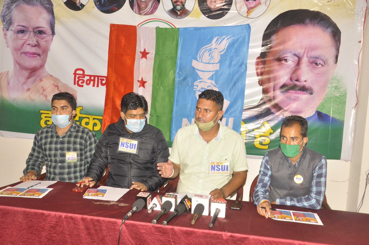 NSUI Himachal Pradesh tweet media