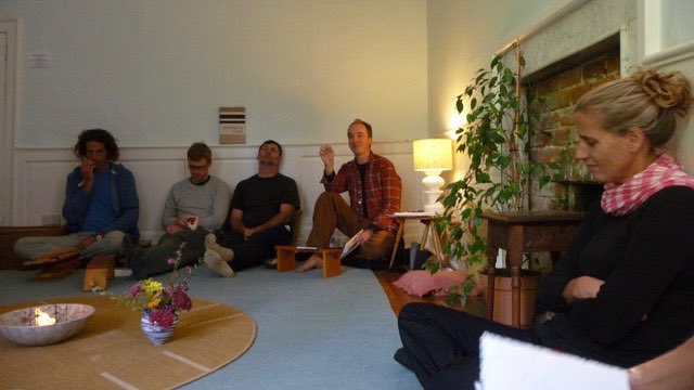_stillpoint's tweet photo. Our third Holistic Spiritual Practice retreat at the Abbey Sutton Courtenay September 2012 #stillness #contemplation #contemplativeprayer #contemplativechristianity #yoga with James Jewell @pacebene @mattrees https://t.co/QpPf1GxwIC