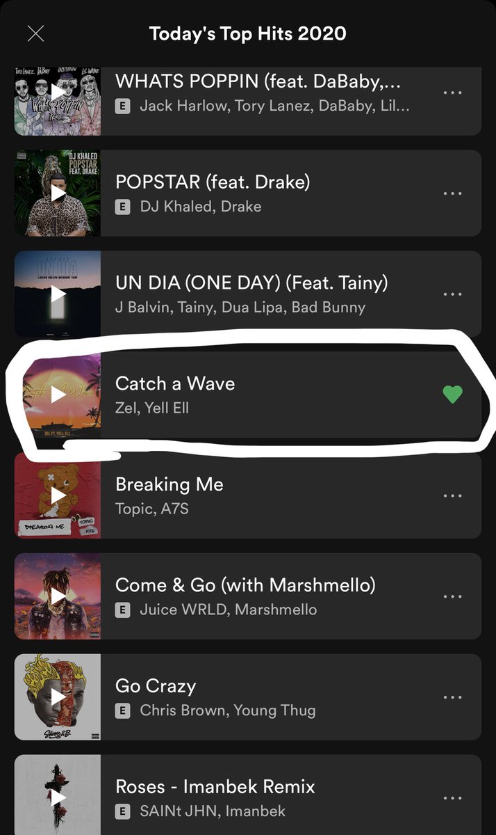 Denzel302's tweet photo. @RexDow_ added #CatchAWave to his playlists too ?! 👀🤯🥵 https://t.co/J8axQN1JHT