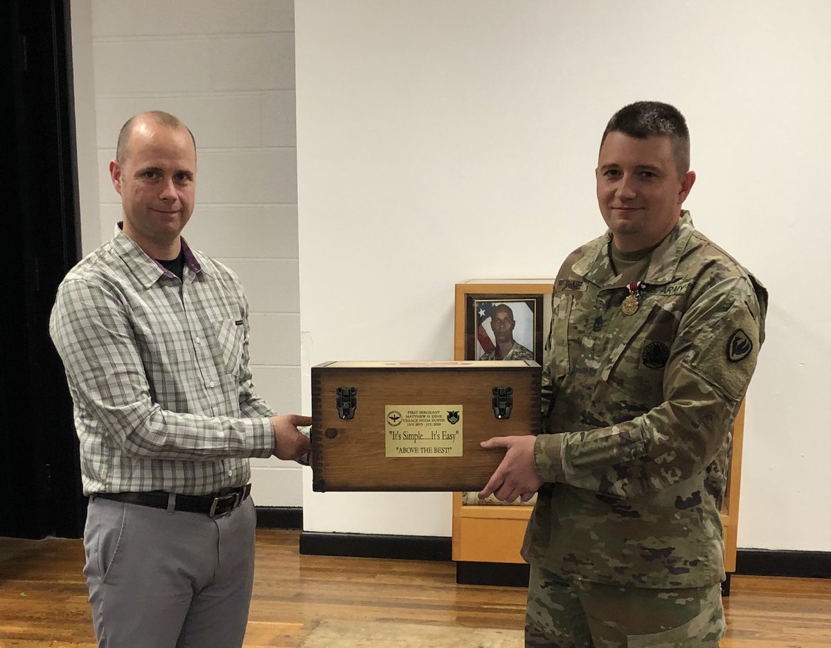 NCOAEustis's tweet photo. The NCOA bids farewell to an outstanding Senior NCO today. 1SG Dine served as the Branch Chief and the Deputy Commandant during his time, where he made a lasting impact with every cadre and student he worked with. Best of luck in all your future endeavors. #ThisIsMySquad https://t.co/awMLiSGgrl