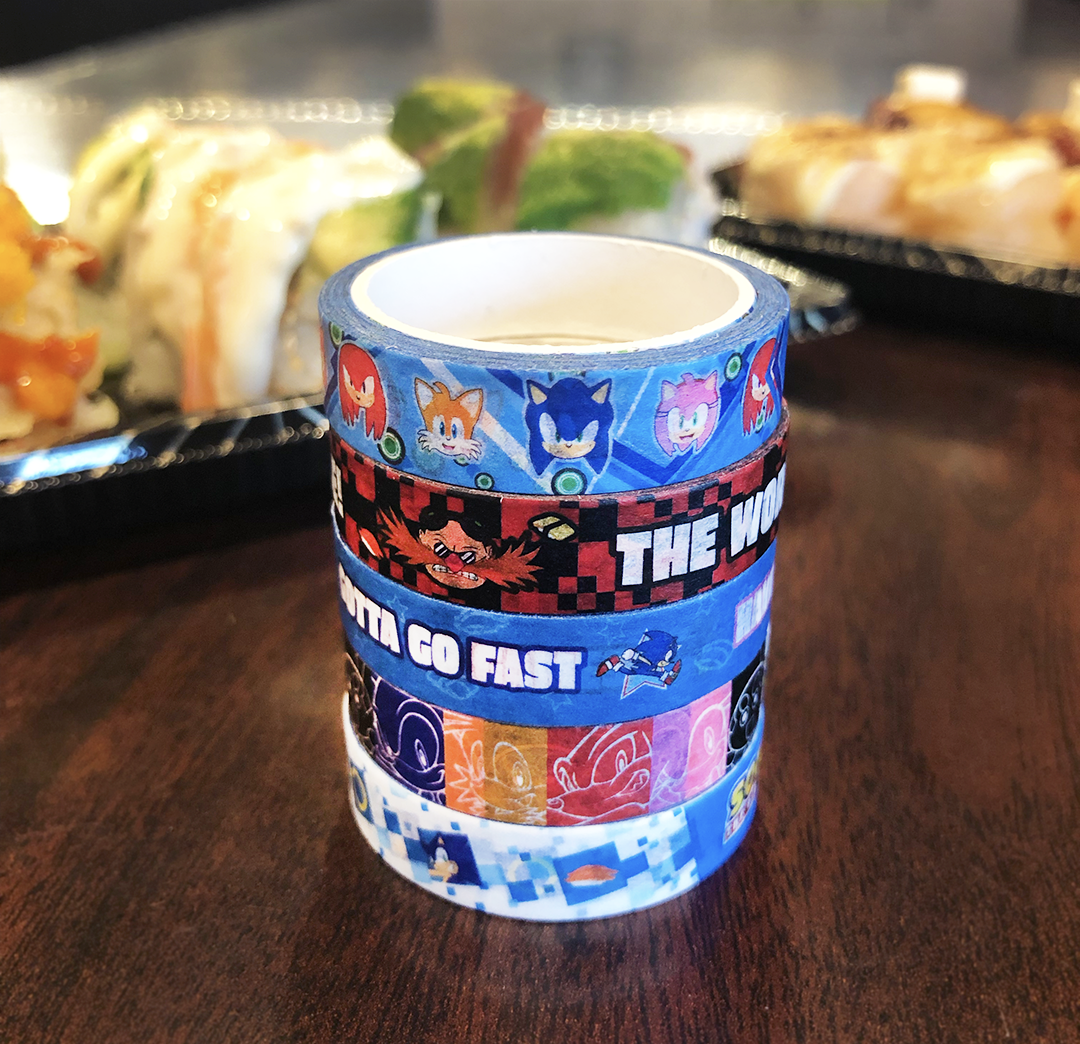 Kura Revolving Sushi Bar On Twitter This Is How We Roll Sonic The Hedgehog X Kura Sushi Masking Tapes Are Currently Available At All Kura Sushi Reopened Locations Show Us