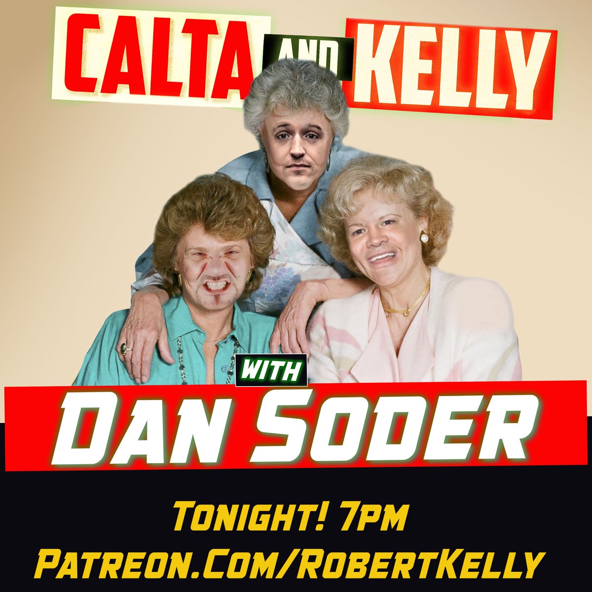 caltaandkelly's tweet photo. Tonight....the lively and talented @DanSoder joins #CaltaAndKelly 7pm #Billions #Bonfire https://t.co/bQJdMCyAef