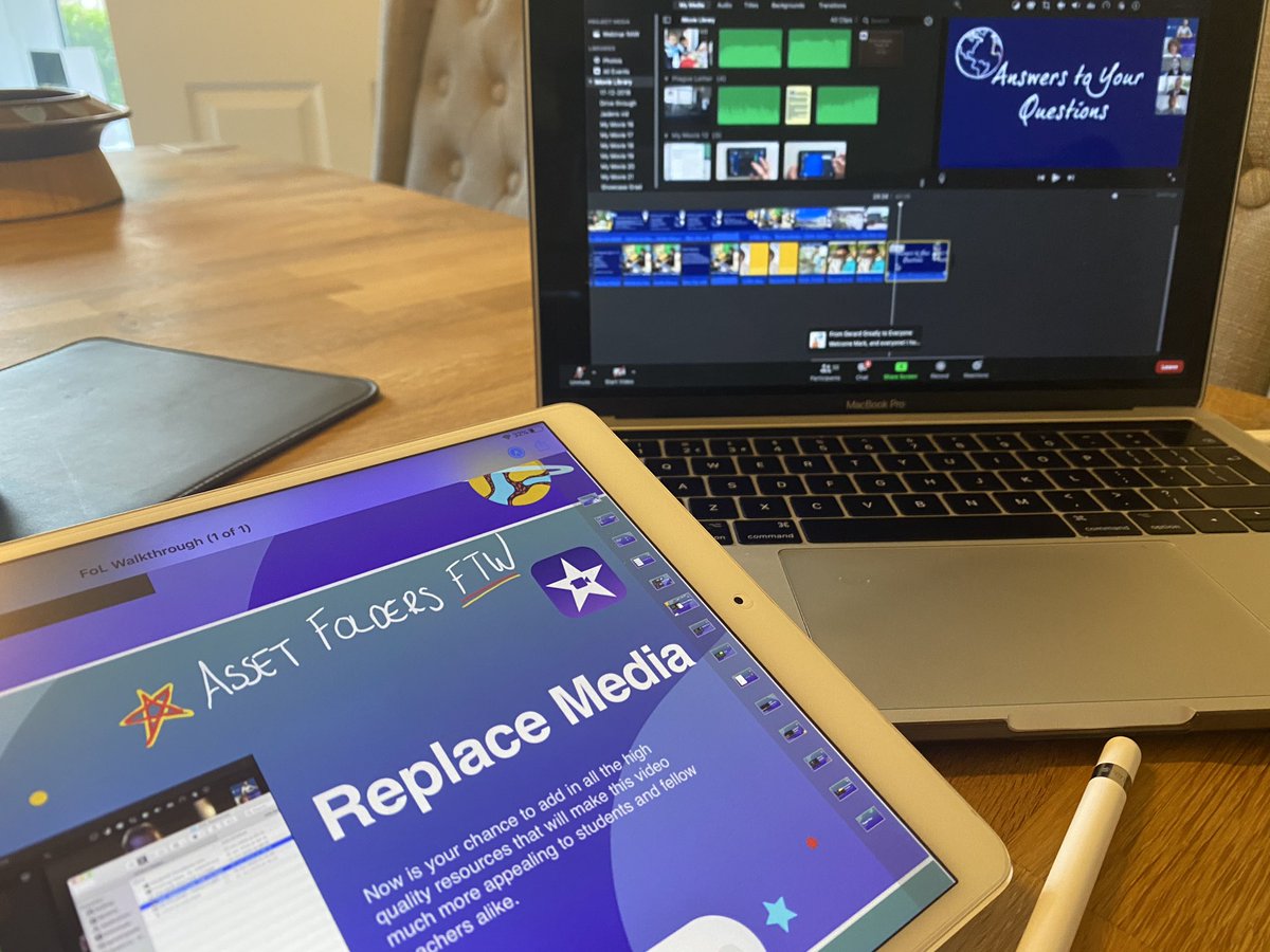 MarcWithersey's tweet photo. Top tips for quality video editing to improve and enhance remote experiences! #ADE2020 @GuzzettiChiara @TeachMeGG https://t.co/yGVvCtEHKr