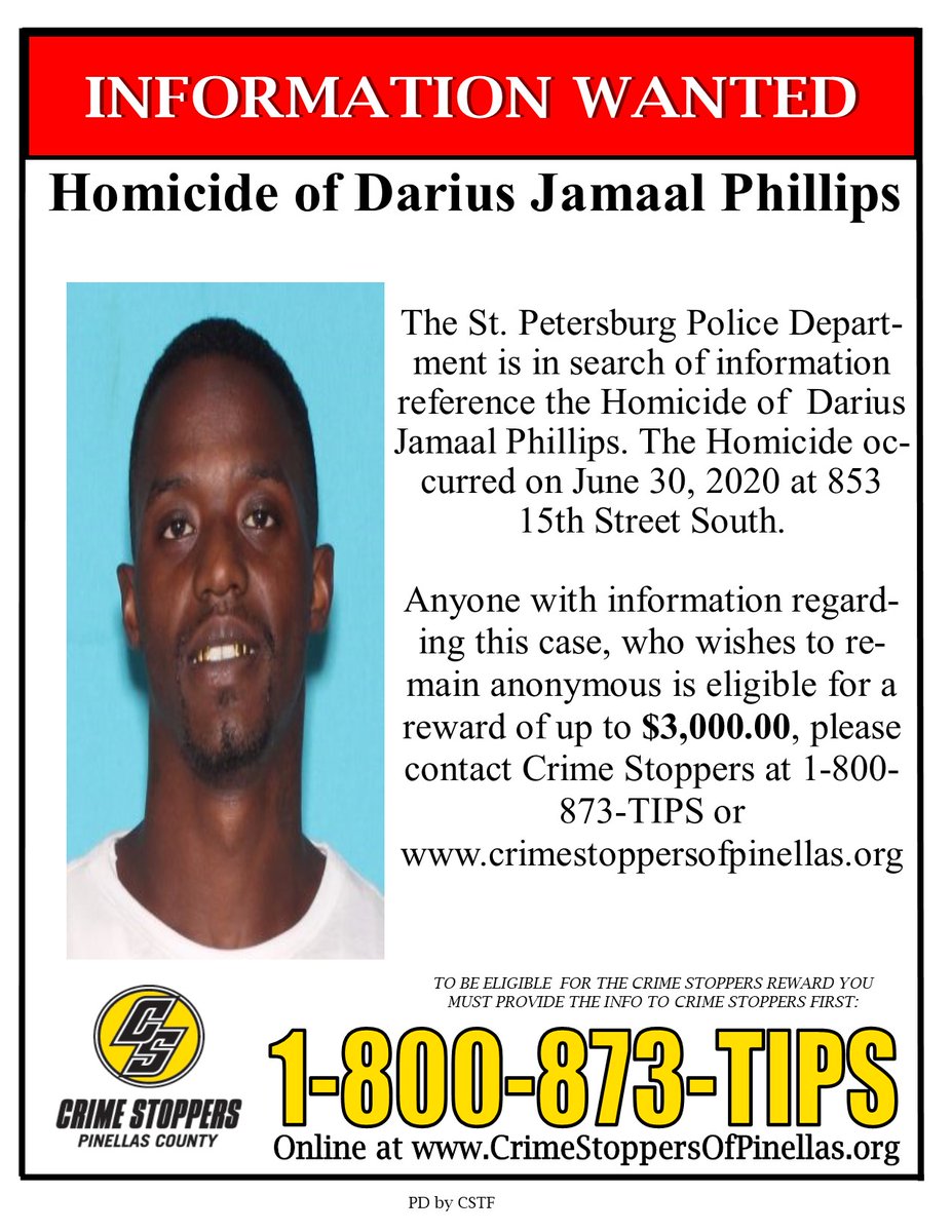 CrimeStopPinCty's tweet photo. If you have information regarding this homicide and wish to remain anonymous, call Crime Stoppers at 1-800-873-TIPS. If your tip results in an arrest, you could be eligible for a cash reward https://t.co/O0Xt3DVqMm