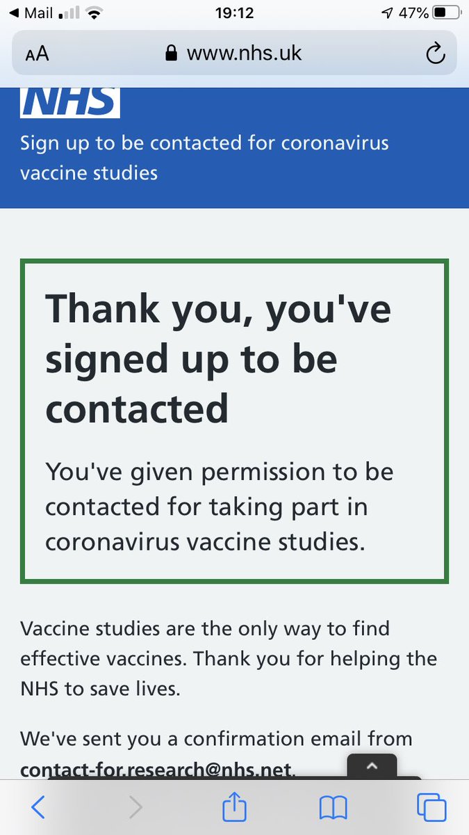 mallen1_nhs's tweet photo. Just signed up to participate in #Covid vaccine trials. It’s a personal choice but I would encourage anyone to consider doing the same. It’s the only way out of the situation we are currently in #nhs. ⁦@kpmguk⁩ ⁦⁦@KPMGHealthcare⁩ https://t.co/j32jI0xXQi