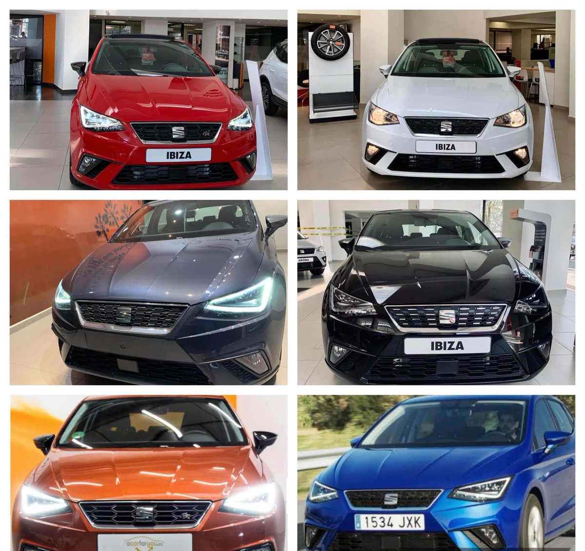 SEATAutoforum's tweet photo. ¿Cuál color de Ibiza va más contigo? #FelizViernesATodos #24DeJulio #Puebla #SEAT https://t.co/BdVVOQtSKy