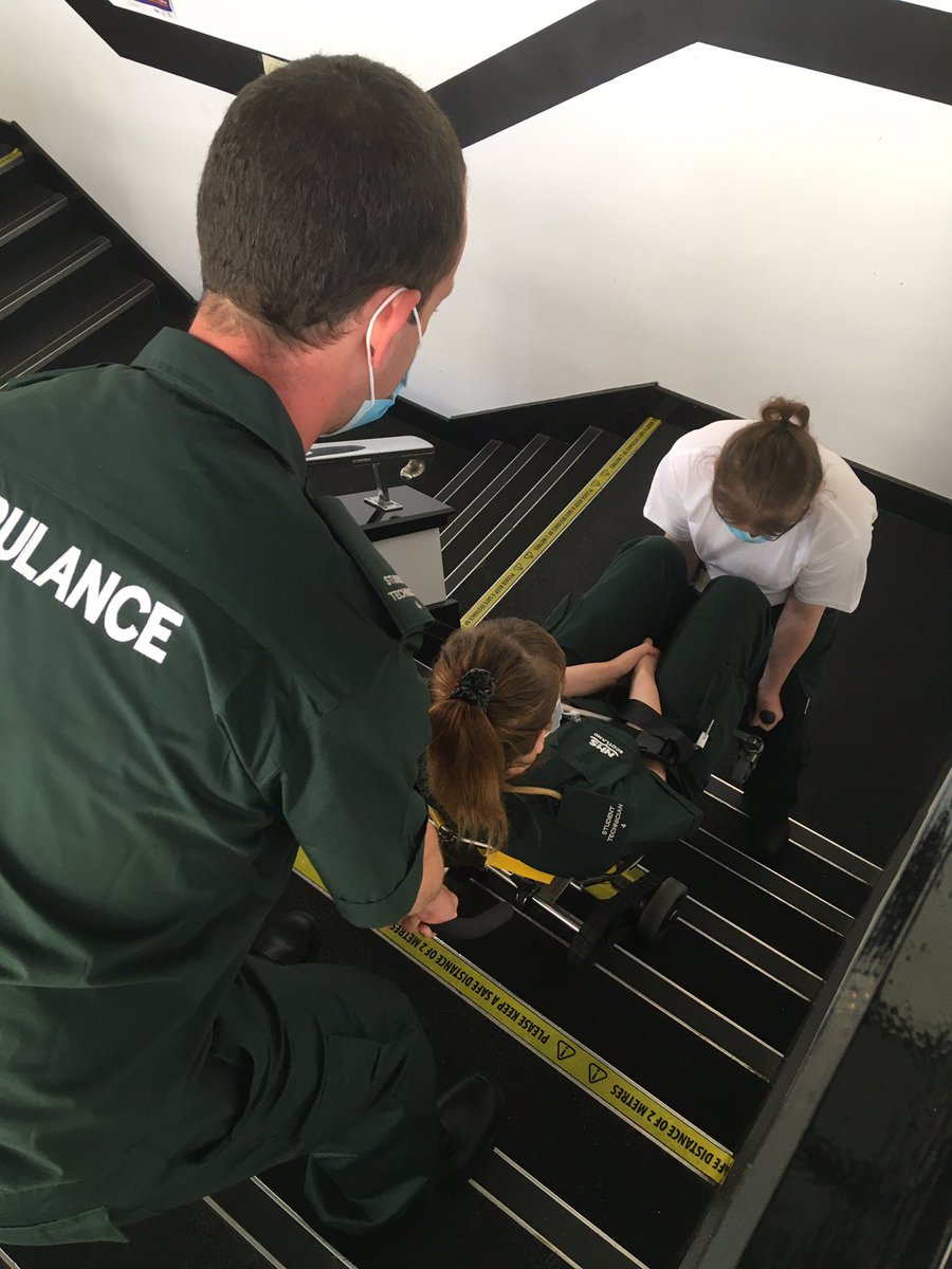 That’s a wrap on week one for our new cohort of VQ4 technician students.  They have been busy learning techniques and how to use various pieces of equipment for safe patient handling over the last couple of days.