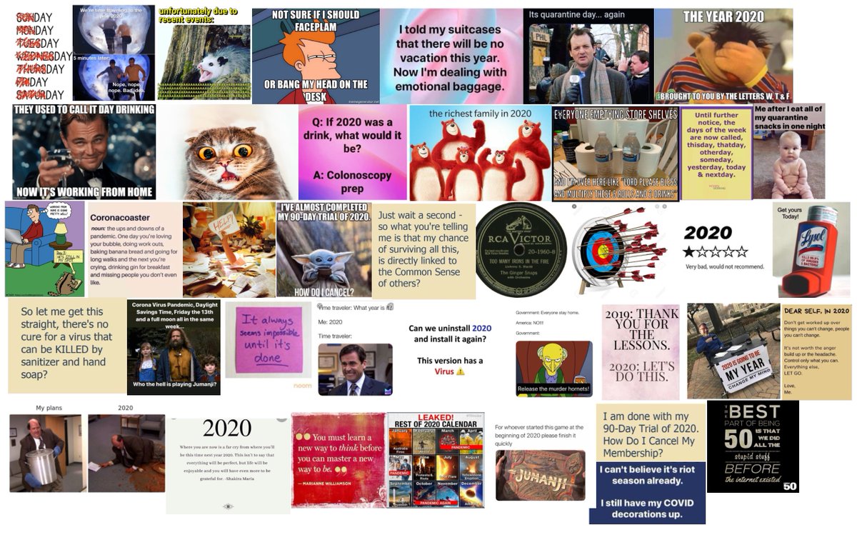 StarryAssoc's tweet photo. Over the past few months, the Starry team has been participating in weekly engagement activities to stay connected. Our latest activity was to send a meme which describes how you have felt at one point during 2020. #teambuilding #coworkers #meme https://t.co/9XQs8Mq1G2