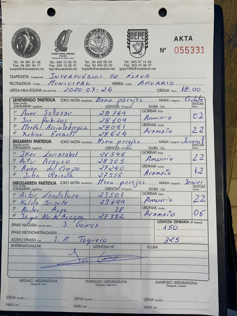 AmurrioP's tweet photo. Semifinal Interpueblos
Amurrio 2 - 1 Aramaio.
A la final!! https://t.co/9H3aKZBreH