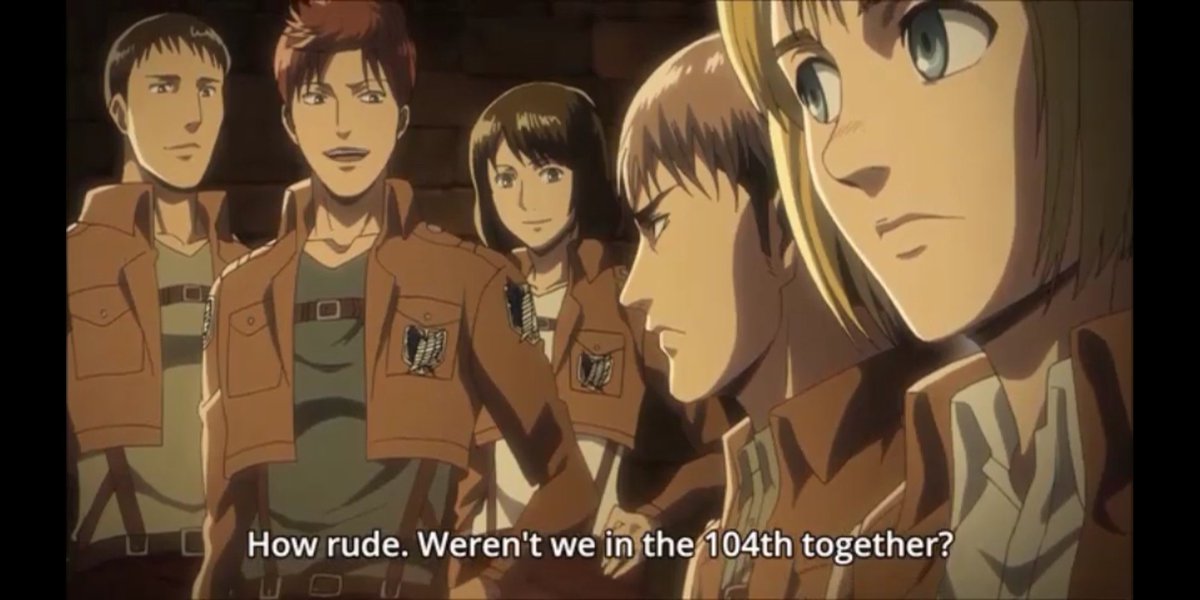 during that time were similar in character, however, Jean has changed and Floch noticed that he changed only during their conversation before the battle of shiganshina district, which means that after graduating from cadet corps they did not communicate.