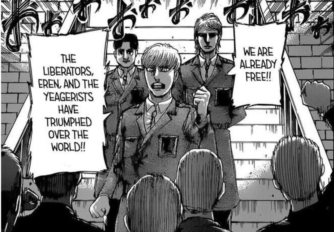 Yes, Floch, the one who immediately figured out the enemies plans and understood that Connie and Armin are traitors. He must have a reason to trust Jean like that, right?