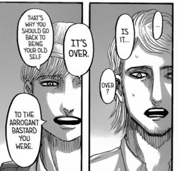 First thing i thought when i saw this panel is that Floch holded a grudge against Jean for looking down on him during their conversation before the battle of shiganshina district, and when he finally became important too, he hit back. But i don't think that's the only meaning