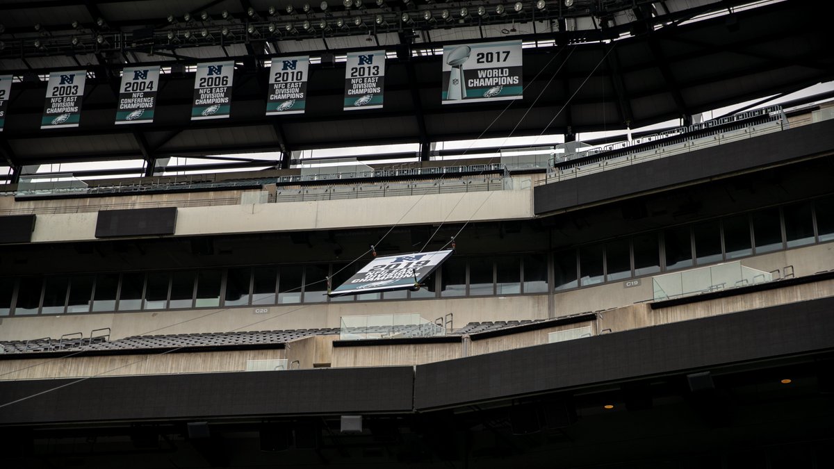 Eagles's tweet image. It’s been a banner day.

#FlyEaglesFly