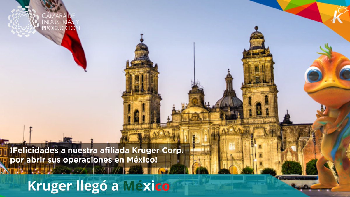 CamaraCIP's tweet photo. 👏🏻¡Nos complace informar que nuestra afiliada @krugercorp avanza en su expansión por el mundo! En medio de la emergencia sanitaria llegó a México 🇲🇽 para habilitar la Cuarta Revolución Industrial 🏭📱🦾

#InnovacionQinspira #InnovaLife #TeleculturaKruger https://t.co/8B9Za212o3