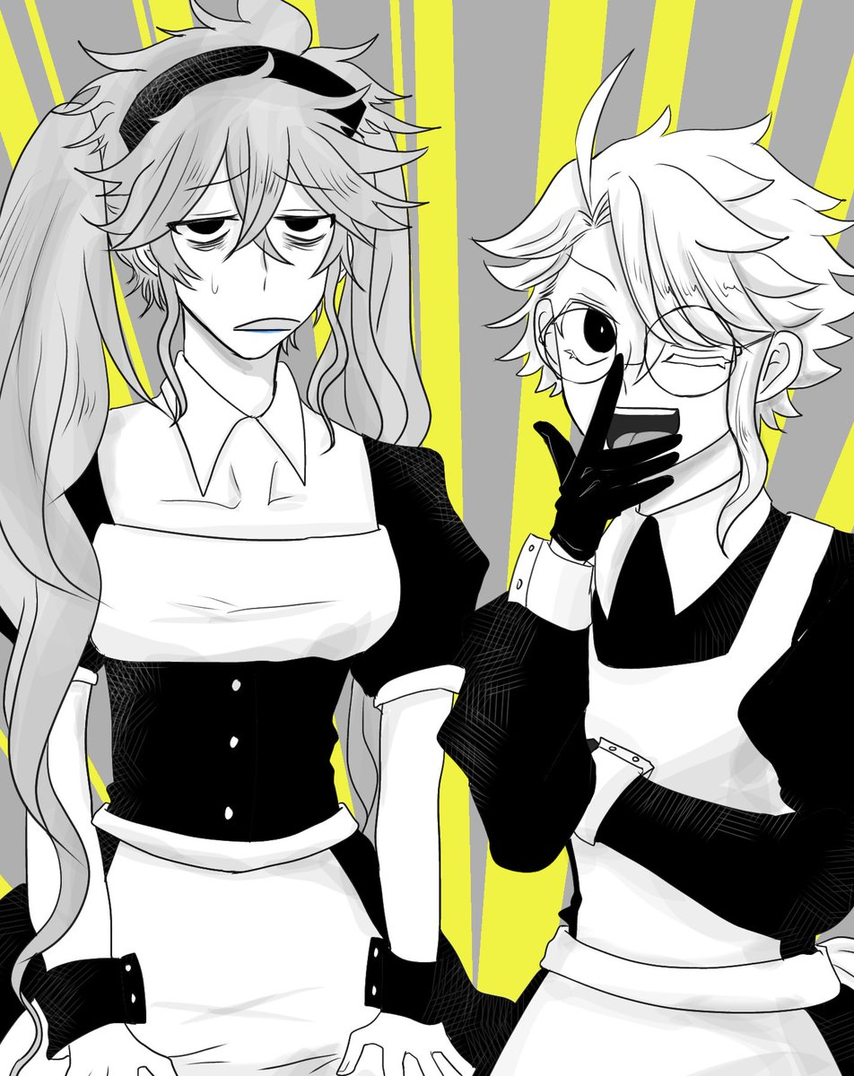 #ツイステファンアート
フロイドによって作られた新入生勧誘用ポスター(ボドゲ部)
なんかこう男子校特有のノリでメイド服とかで勧誘に来てほしい(絶対二人共やってくれない)