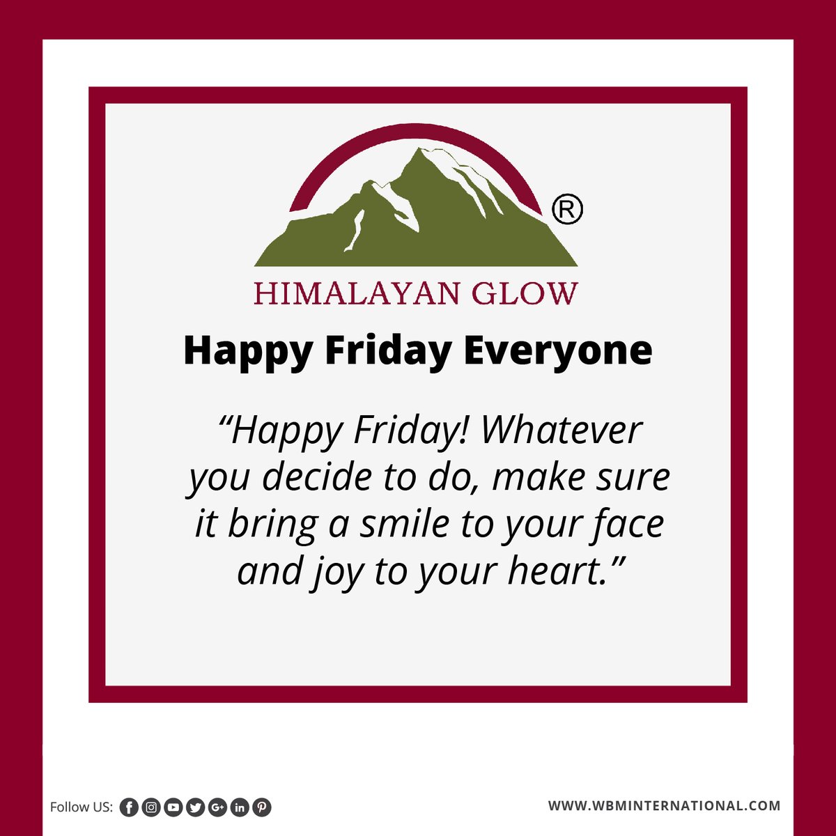 wbmsaltlamp's tweet photo. #HimalayanglowHappyFriday
Happy Friday everyone!

Happy Friday! Whatever you decide to do, make sure it bring a smile to your face and joy to your heart.

https://t.co/cKv1kHWpuF

#Friday #fridayquote #Day #saltlamp #saltlight #nightlight #saltcrystal #himalayanglow #wbm https://t.co/LRWHUUtnGx