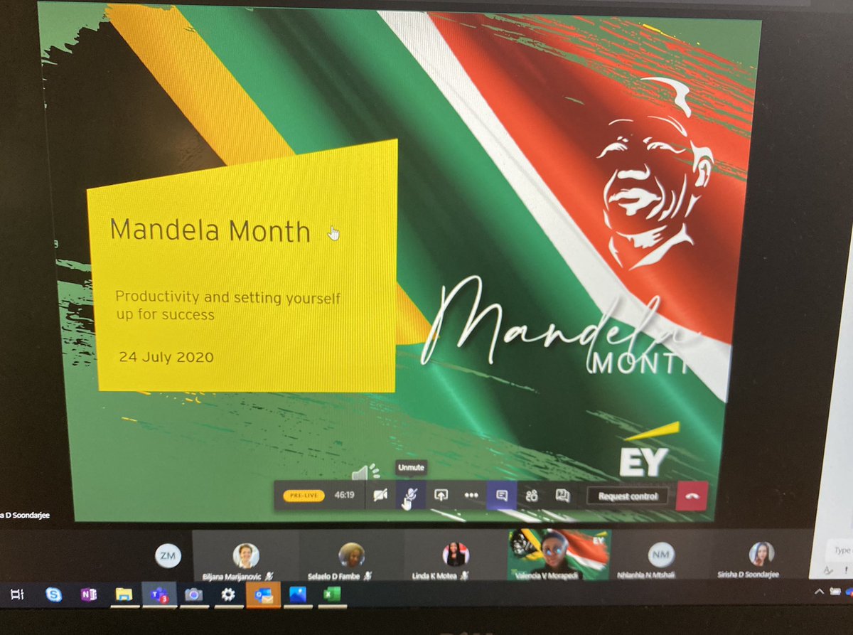 LorrishaS's tweet photo. Imparting knowledge is one of the greatest gifts to give, what a honour it was to spend 67minutes with #EYNextgen students talking about productivity and setting yourself up for success @EY_Africa #Buildingabetterworking #eyripples #eyripplesmandelamonth https://t.co/SIKLirwS6O