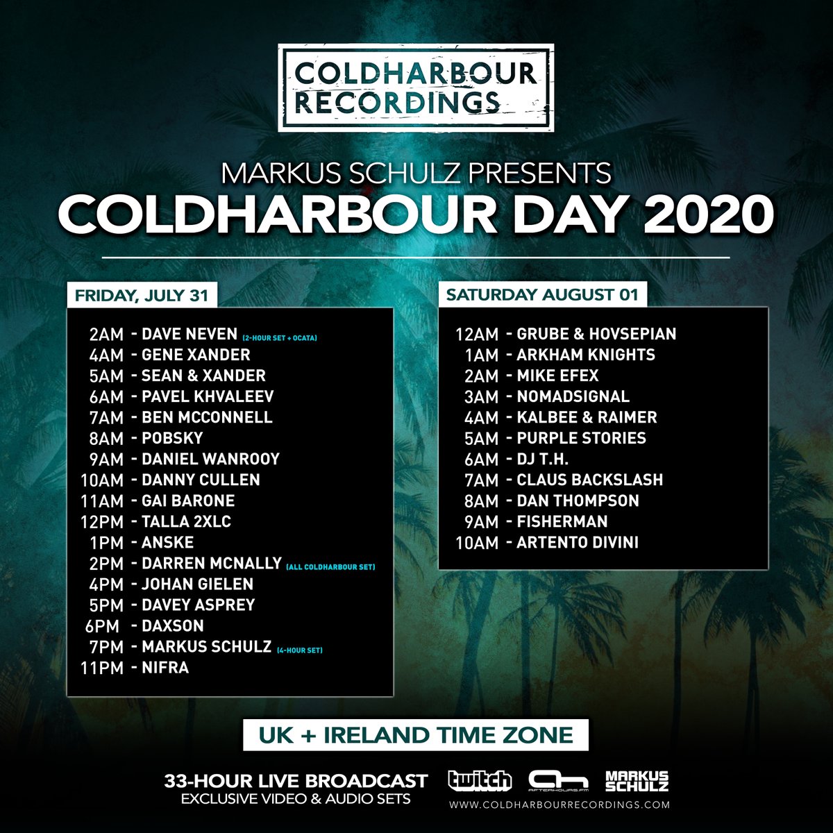 Was pretty buzzing when i got asked to do a mix for 2020 Coldharbour day! Mahoussive Thanks to <a href="/MarkusSchulz/">Markus Schulz</a>  <a href="/timgrube/">Tim Grube</a> for supporting my work and the opportunity ! really recommend you should tune in next friday  #coldharbourday <a href="/coldharbourrec/">Coldharbour</a> <a href="/AfterhoursFM/">AH.FM</a> + Coldharbour Twitch