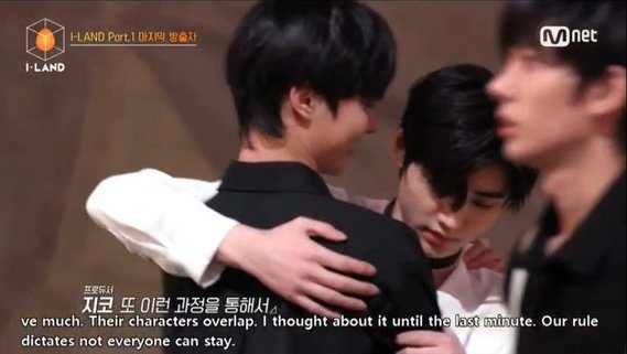 Some say that the last one might be EJ because of this clip where he and Sunghoon are seen exchanging a hug.  #ILAND_EP5  #ILAND