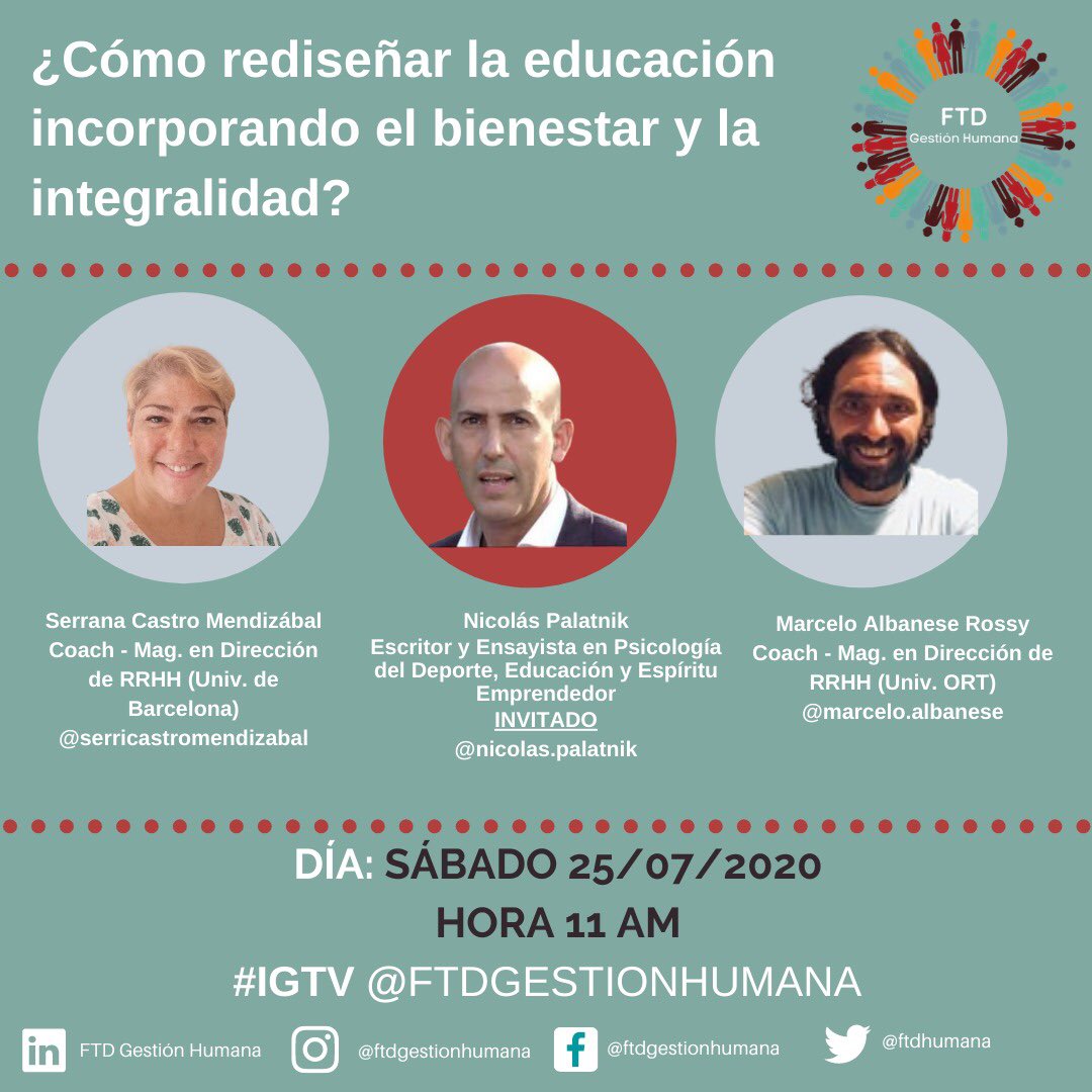 AlbaneseVictorM's tweet photo. #esmañana y con @nicolas.palatnik desde @ftdgestionhumana #charlamos de la #integralidad y #bienestar en la #educación #notelopierdas @serricastromendizabal @loreppodesta @clau271979 @youhub.uy @iuapuntadeleste @ic_education @salto.udelar @liceosuy @utecuy @utuoficial https://t.co/uESFWGxqTY