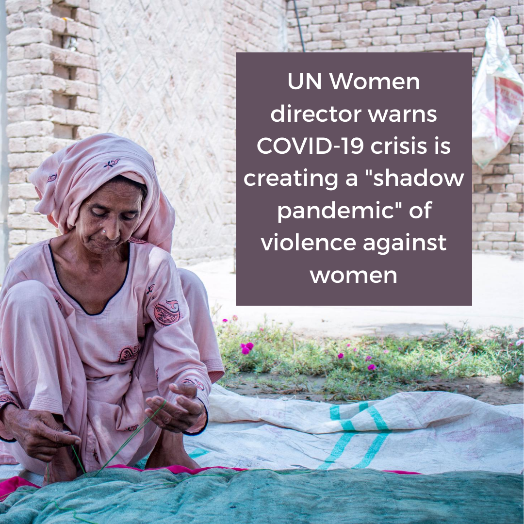 usaworldpeace's tweet photo. #Women are facing a "shadow pandemic" of #violence during this #COVID19 crisis, warns #UnitedNations Women's director. More attention must be brought to bear on the #genderdimensions of the #pandemic. https://t.co/9yTIGKGUPo