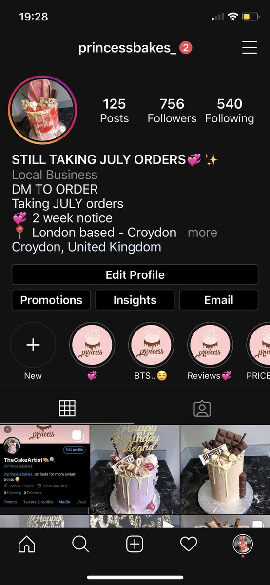 Princessbakes_'s tweet image. Hey guys! Welcome to my baking page - I’ve just started on here💗 If you haven’t already follow me on Instagram