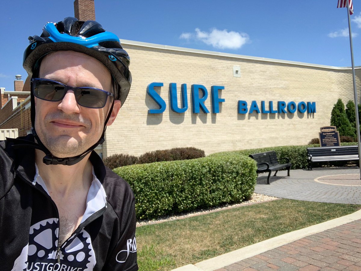 Today’s #VirtualRAGBRAI includes a little <a href="/buddyholly/">Buddy Holly</a> &amp; a lot of lakeshore. #RAGBRAI #bicycle #Iowa