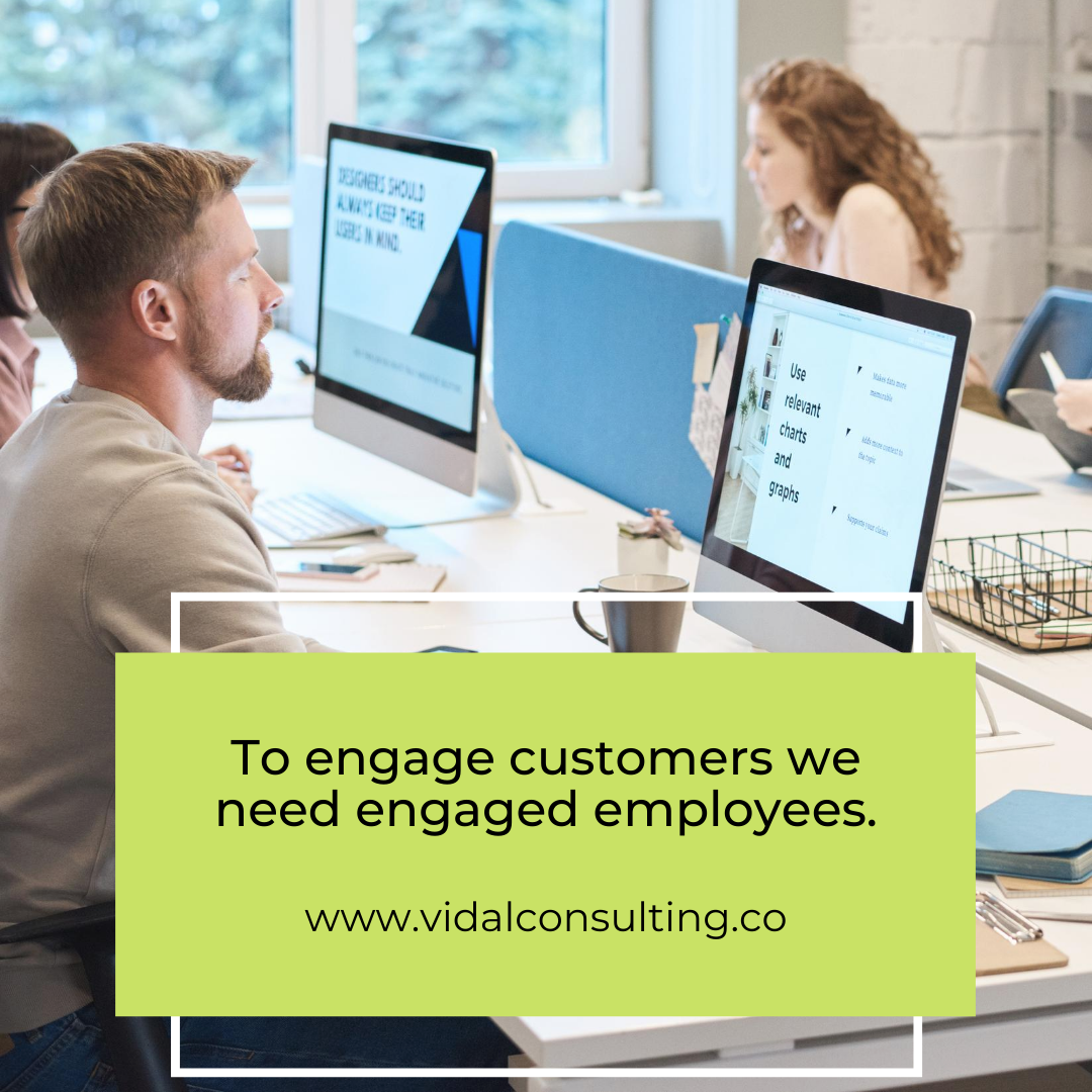 RudyVidal's tweet photo. To engage customers we need engaged employees.

#employeeengagement #inspireloyalty #customerexperience #cx #success https://t.co/Xci2NojRjX