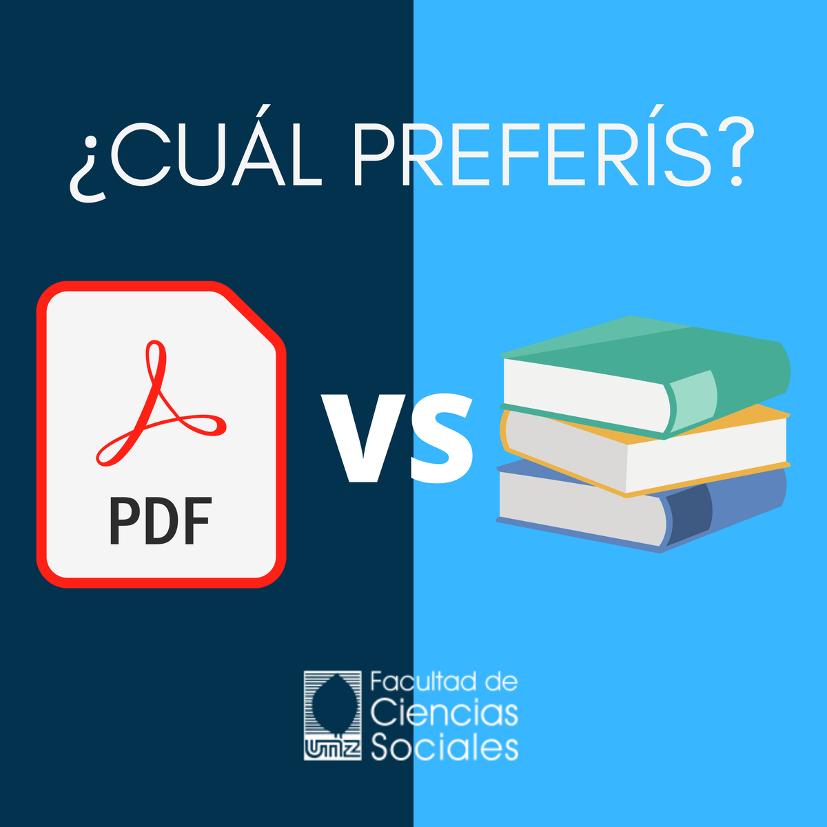 SocialesUNLZ's tweet photo. 🤔¿A qué grupo perteneces?
➡️¿#TeamPDF o #TeamLibro?
📌Dejanos tu respuesta👇
#SocialesUNLZ #SomosSociales #SomosUNLZ https://t.co/bvm9r9YeLt