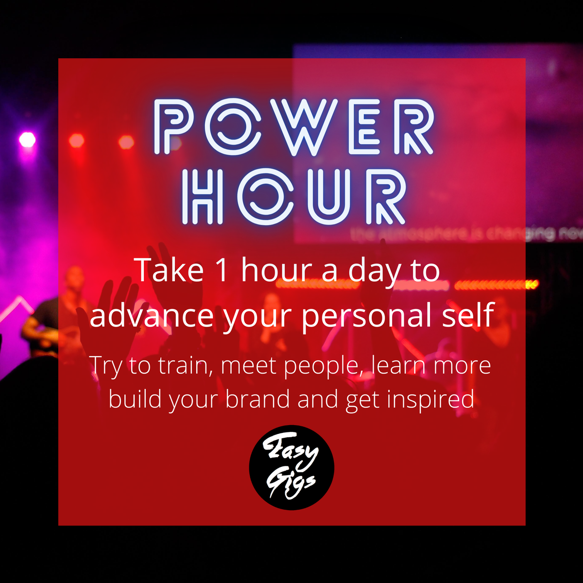 EasyGigsUk's tweet photo. No distractions, no excuses - take an hour each day to enhance and enrich yourself! You'll be a better musician, professional and person if you do!

Hitting things of your to-learn list, building new networks and working hard to achieve more aims will help to strengthen you. https://t.co/ESnNetLsq3