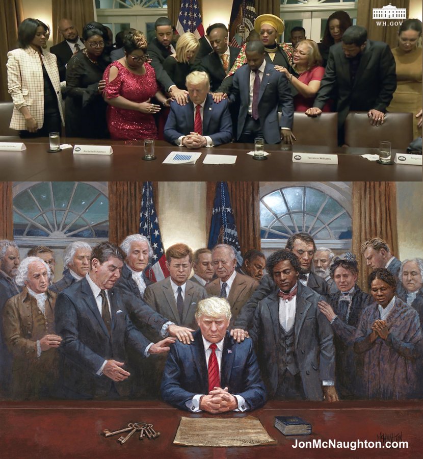 What Painter Jon McNaughton's New Patriotic-Religious Fantasia of Donald  Trump Actually Means | Artnet News