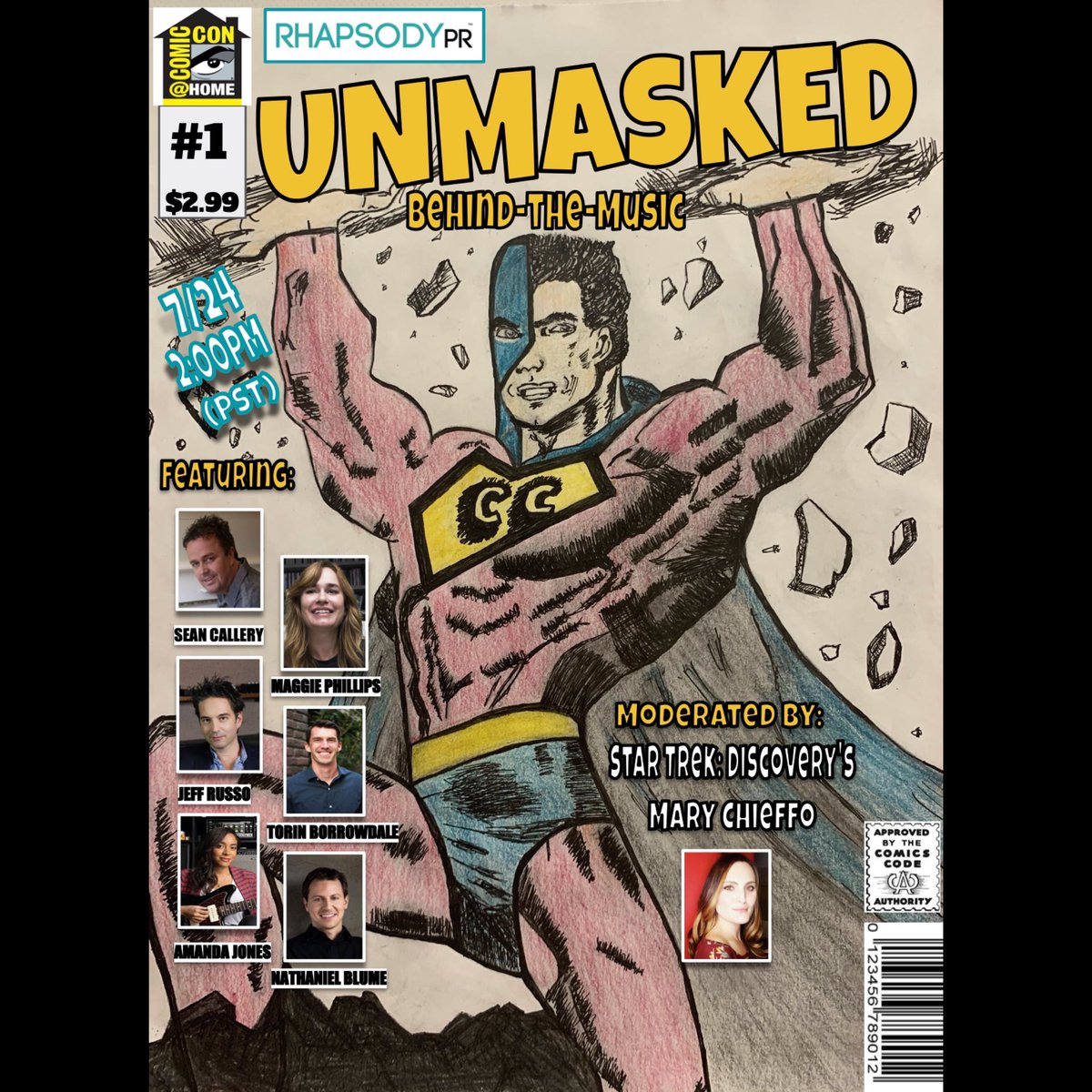 marythechief's tweet photo. What an honor and pleasure to moderate this year’s @Rhapsody_PR #BehindTheMusic “Unmasked” Panel for #ComicConAtHome featuring the brilliant @jeffersonrusso @ComposerAmanda @margueritecp @TorinBorrowdale @nblumeathan &amp; #SeanCallery 

check it out at 2pm PT
https://t.co/iXTpX3cnYk https://t.co/ieAGhgtP29