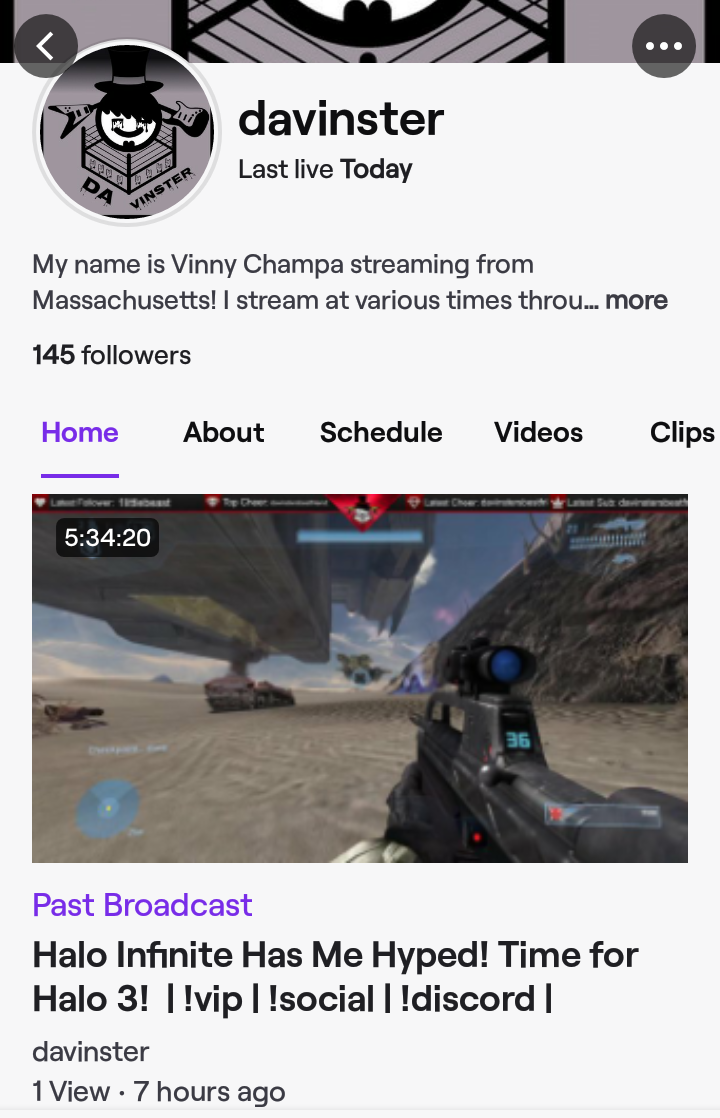 JoeColeslaw's tweet photo. Talk about dedication to craft, and fandom.... @davinster1 beat Halo 3 campaign in about 4 hours in one sitting! This was something to see! Head on to https://t.co/pjfLaQ24He to check out the vod! (First hour may vary) https://t.co/BYPqMH3HpN