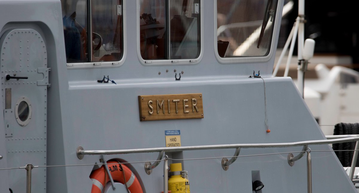 @WalesURNU @MSurnu @SussexUrnu @HMS_Smiter HMS Smiter Sovereign Harbour Eastbourne 16 July 2020. Alongside HMS Exploit and the Eastbourne RNLI All Weather Lifeboat