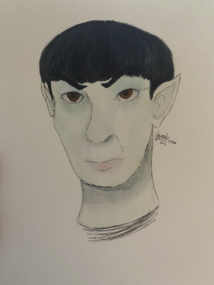 phoannix's tweet photo. spock

done with aquarelle

#spock #startrek #startrekart #spockart #aquarelle https://t.co/Noq92pW1wD