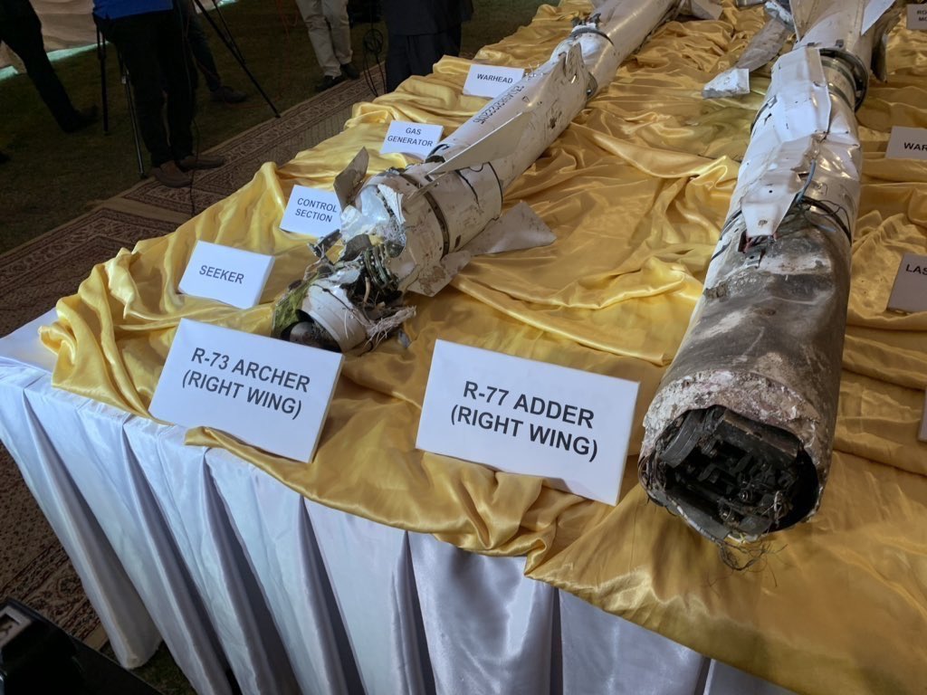 However the R-73E recovered from The Right Wing of Mig-21 Bis had serious complications when it was found that it carried a 14-digit serial number on its frame, as a genuine R-73E missile always carries a 13 Digit Serial number on its frame.