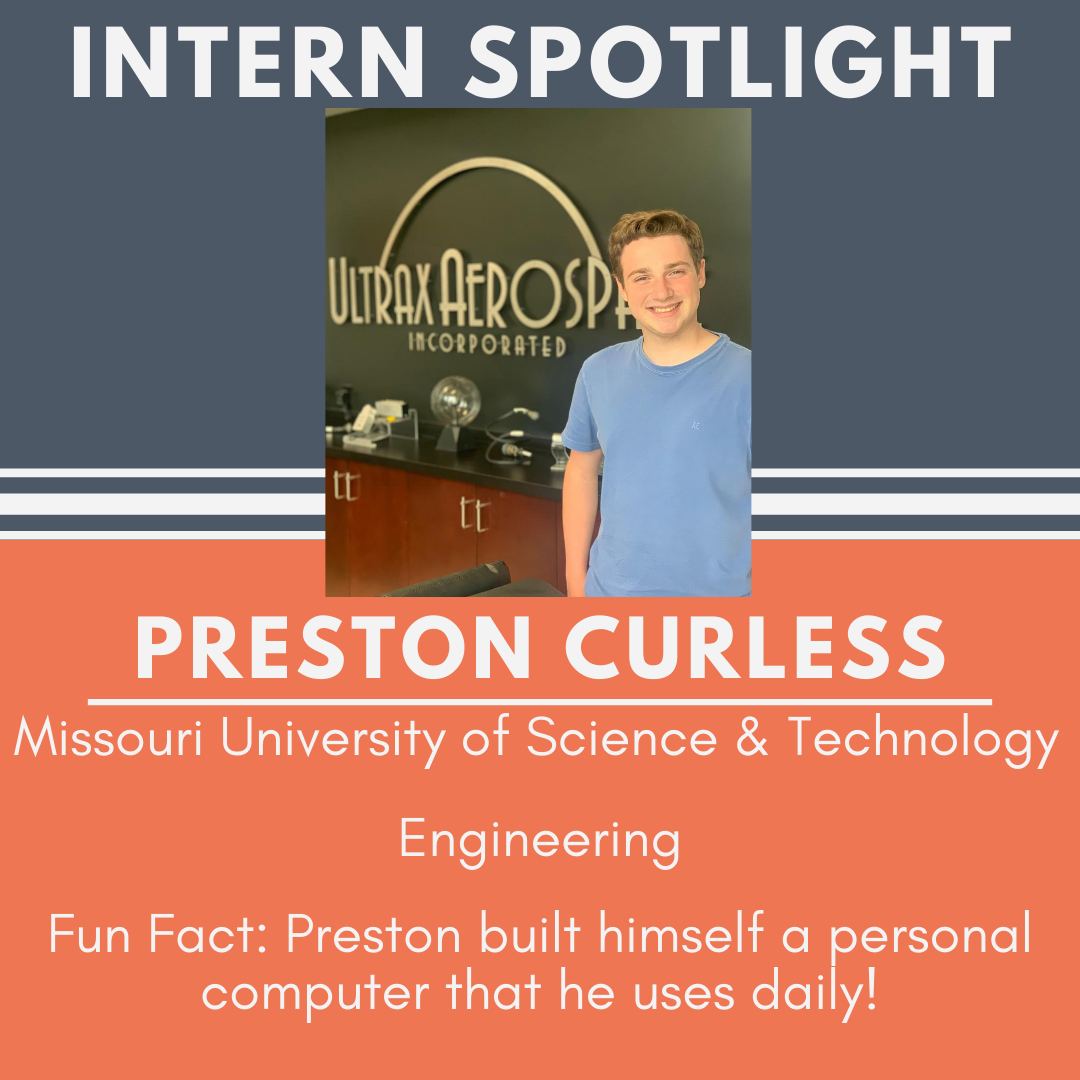 ultraxaerospace's tweet photo. INTERN SPOTLIGHT! Shoutout to our awesome engineering intern, Preston Curless!

#ULTRAXaerospace #aviation #aerospace #internship #engineering https://t.co/A6COzzKBx3