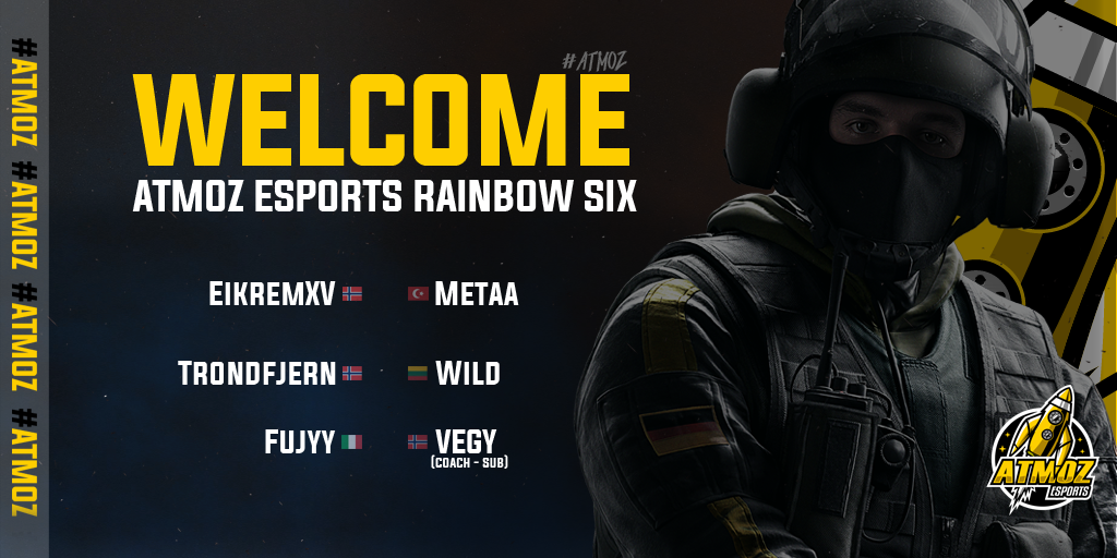 ReboundUnited's tweet photo. 🚨 TEAM ANNOUNCEMENT 🚨
Please welcome our new @Rainbow6Game lineup.
➖Metaa 🇹🇷 - @metaameister
➖Wild 🇱🇹 - @r6_wild
➖Trondfjern 🇳🇴 - @Trondfjern
➖Fujyy 🇮🇹 - @FuJyyr6
➖EikremXV 🇳🇴 - @eikremxv
➖VEGY 🇳🇴 - @Vegy_R6
🏆 We play this weekend in @ESA_SiegeEU!
#ATMOZ 🚀 https://t.co/KzfoL4723I