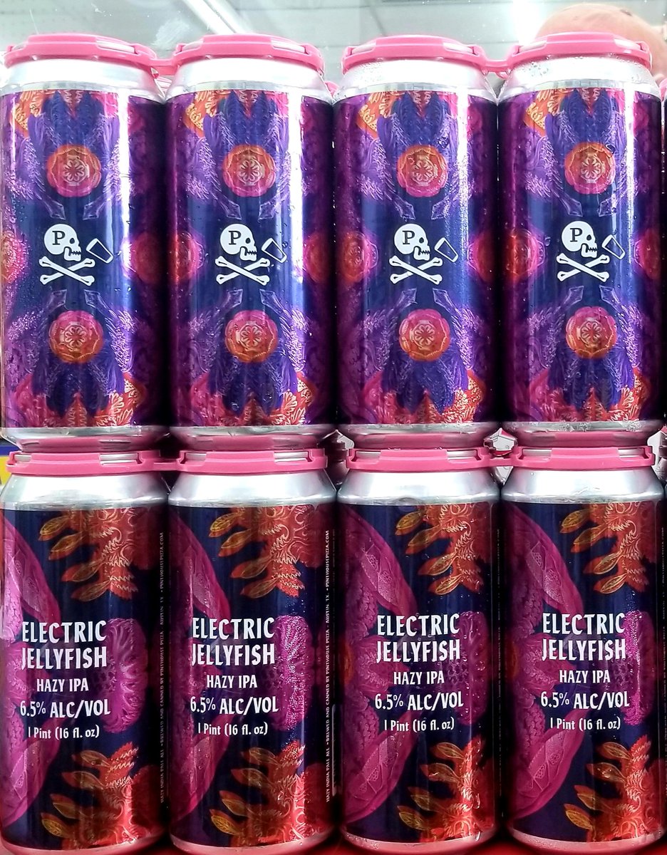 Bobcatkorner's tweet photo. No more driving to ATX anymore! We got some @PinthouseBeer ELECTRIC JELLYFISH down here in San Marcos at Korner Store! @browndist https://t.co/qsgqzKAWIK