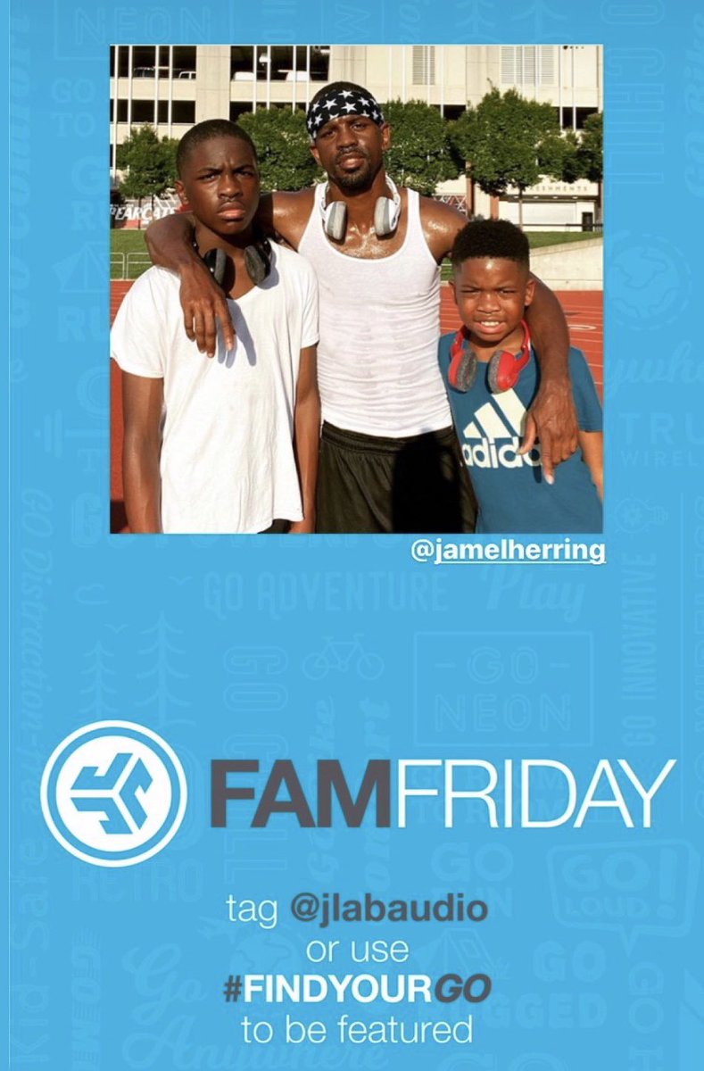 JamelHerring's tweet image. Team @JLabAudio 
#FINDYOURGO #FamFriday 🎧