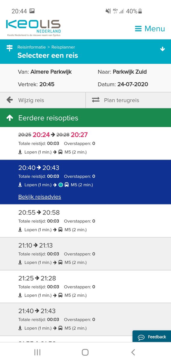 ScholteTimo's tweet photo. @KeolisNED jaja wordt omgeroepen in de bus let op aangepaste dienstregeling kijk op All go. En war zie ik? Bus rijdt prima. En wat doettie? Lekker terugrijden naar Almere cs vanaf Parkwijk station. https://t.co/Bag37NIzsy