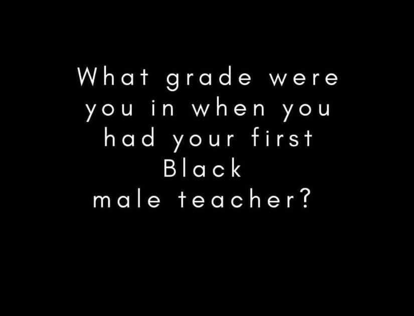 SmoovKris's tweet photo. It’s important to change this trajectory. I never had a black male teacher in my K-12 educational career. I will never forget the unparalleled pride I felt when I had Dr. O at ECU when I was getting my Masters degree... https://t.co/aVAdYKpVzY